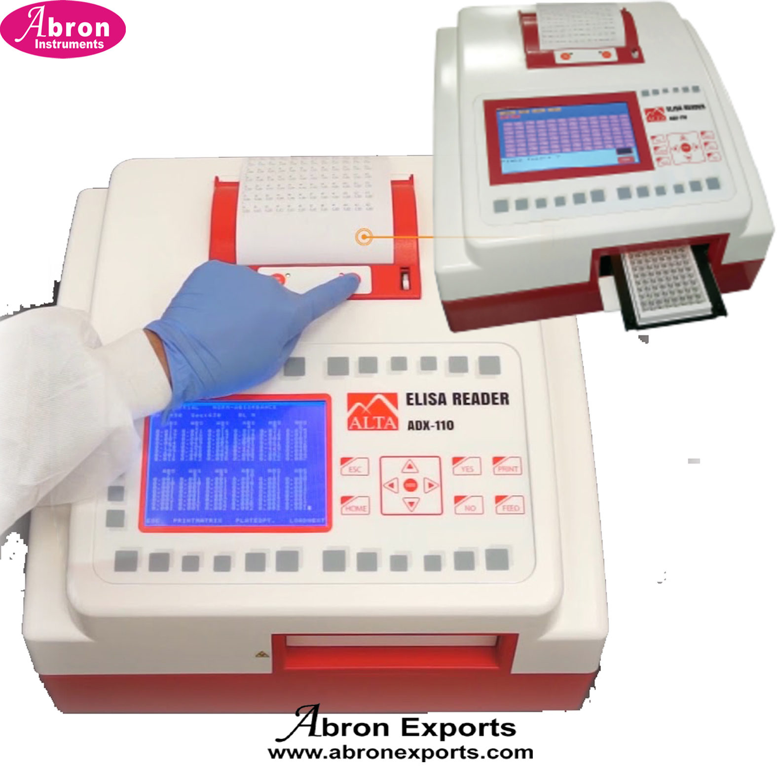 Elisa Analyzer reader ADX-110 Abron electric Pathology Nursing Home Clinic Hospital Abron ABM-2759ER 